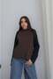 Brown Raglan Sleeve Sweatshirt - 2