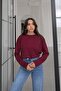 Mürdüm Tinta Crew Neck Slim Sweatshirt - 4