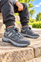 Children's Smoked Smart Lace-Up Thick Sole Outdoor Daily Sports Shoes