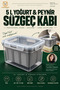 5 L Strained Yogurt Container Cheese Strainer Labne Maker Storage Container 723782