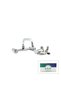 Wall Mount Swivel Spout Kitchen Faucet - 2