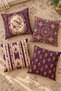 Flower and Bird Patterned 4-Piece Throw Pillow Cover Set - 2