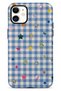 متوافق مع iPhone 11 - غطاء Blue Square Star، غطاء مزدوج الطبقات، غطاء حماية ذو سطح لامع