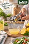 Metal Lemon Squeezer Stainless Steel Plated Luxury Cast Manual Citrus Juicer - 4