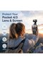 حزمة من 2+2 واقي شاشة من الزجاج المقوى لكاميرا DJI Osmo Pocket 4/Pocket 3، عدسة مقاومة للخدش، شاشة LCD - 7