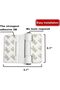 2 Pack Refrigerator Door Locks Double Button Adhesive Child Safety Locks with Keys Multi Purpose Fre - 6