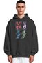 Kiss Rock Metal Music Band Front Printed Unisex Oversize Premium Hoodie - 2