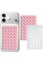 Removable and Attachable Double-Sided Suction Cup Silicone Phone Holder Removable Mirror Glass Tile Fixer Phone Stand Attachment Suction Cup Phone Holder