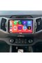 شاشة أندرويد من Roadmaster لسيارة كيا سبورتاج موديل 2010-2015 مع إطار، تدعم كار بلاي لاسلكي وأندرويد أوتو، وكاميرا خلفية مدمجة بتقنية AHD.