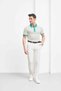 Men's Button Detailed Polo Collar T-Shirt - 6