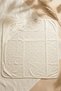 Lumière My Princess Embroidered 100% Cotton Luxury Baby Blanket and Swaddle with Headboard - Ecru Floral Bo - 6