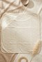 Lumière My Princess Embroidered 100% Cotton Luxury Baby Blanket and Swaddle with Headboard - Ecru Floral Bo - 2