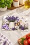 Glass Cutting Board Provence Lavender Themed - Glass Cutting Board |   20cm X 30cm