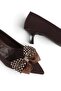 Rebella Women's Heeled Shoes with Bow - 6