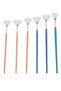 6-Piece Fan Brush Set - Watercolor Acrylic Paint Oil Paint Gouache Paint Finger Paint Effect Painting - No:2 No:4 No:6 No:8 No:10 No:12