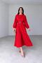 Belted Pleated Slit Pleated Dress - 2