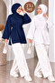 Women's Set of 2 Modal Fabric Wide Fit Tunics
