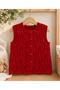 New Season Yumoş Lily Knitted Patterned Knitwear Baby Kids Vest - 2