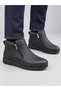 Men's Boots, Winter Casual Fur Boots, Zippered Boots