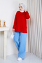 Oversize Long Tunic – Comfortable Fit with Side Detailing – Casual Women's Tunic - 3