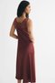 Lace-inset satin dress - 4