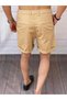 Single Pleated Comfortable Fit Cotton Linen Capri - 2