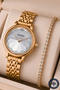 Rose Gold Color Steel Strap Steel Case Women's Wristwatch Sdcms1101 - 4