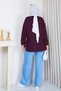 Oversize Long Tunic – Comfortable Fit with Side Detailing – Casual Women's Tunic - 4