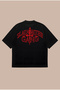 Corteiz Slaughter Gang Printed Oversize Boxy Cut Unisex 100% Cotton Tshirt |   Streetwear