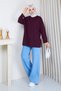 Oversize Long Tunic – Comfortable Fit with Side Detailing – Casual Women's Tunic - 7