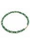 Natural Aventurine Stone Necklace and Ring 2-Piece Jewelry Set – Green Natural Stone with Gold Detail - 4