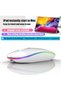 Wireless Bluetooth Rechargeable Mouse, Slim Portable Computer Mouse with LED Indicator, Qui - 4