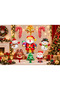 New Year's Foil Balloon Set 9 Pieces 16" Santa Claus-Elk-Snowman-Candy Cane-Pine Tree-Bell - 2