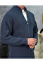 High Quality Knitted Pattern Zippered Knitwear Cardigan - 6