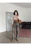 Leopard Patterned Palazzo Jeans - Leopard