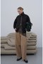 Women's Stand Collar Double Zipper Lined Jacket - 6