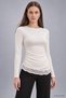 Lace Skirt Blouse 6180 White