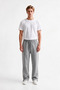 Men's Baggy Sweatpants with 3 Threaded Side Piping and Adjustable Legs - 4