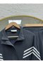 Dilcan Side Striped Waist-Tightening Pique Suit-Ml1009 Anthracite - 3