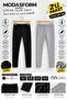 Black Gray 2-Pack Cotton Sardonlu Children's Thermal Tights Underwear Winter Children's Tights