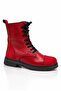 Genuine Leather Women's Zippered Lace-Up Boots Model Name: Neith - 3