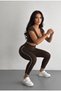 High Waist Sport Slim Leggings with Piping - 6