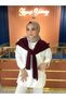 وشاح الكتف بلون البرقوق - 2