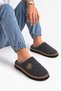Men's Indoor House Slippers with Plush Inside, Warm, Closed Toe, Soft Sole, Comfortable Winter House Slippers Stc1347 - 4