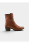 Genuine Leather Heeled Boots Model Name: İnanna - 3