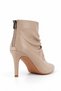 Helen Series Cream Pointed Toe Heeled Back Zipper Stylish Elegant Ankle Casual Women's Boots - 2