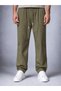 Men's Khaki Parachute Fabric Pants Ultra Light Baggy Oversize Loose Fit