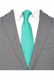 Skinny Solid Ties for Men, 2.5 inch Slim Plain Neckties 4-Pack - 5