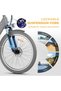 F2 Electric Bike 350W Motor, 36V 13Ah Removable Battery, 32KM/H Max Speed, 40–80KM Range, - 4