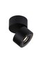 Spot de tavan rotund negru - 3